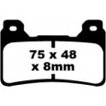 EBC Brakes EPFA Sintered Fast Street and Trackday Pads Front - EPFA390HH EBC Brakes EPFA Sintered Fast Street and Trackday Pads Front - EPFA390HH